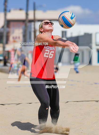 Thumbnail 2 in Los Alamitos @ Redondo Union (CIF SS Division 1 Round 1) photogallery.