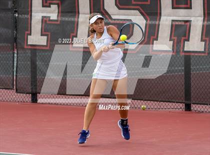 Thumbnail 3 in IHSAA Fishers Regional Individual Singles Round 1 photogallery.