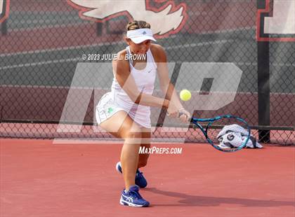 Thumbnail 2 in IHSAA Fishers Regional Individual Singles Round 1 photogallery.