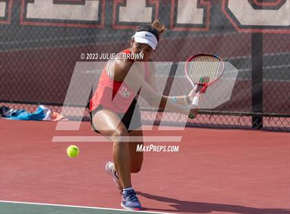 Thumbnail 2 in IHSAA Fishers Regional Individual Singles Round 1 photogallery.