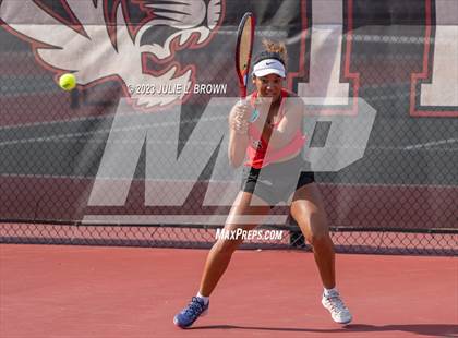Thumbnail 2 in IHSAA Fishers Regional Individual Singles Round 1 photogallery.