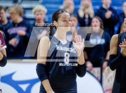 Thumbnail 2 in Alpharetta vs. Walton (GHSA AAAAAA State Volleyball Final) photogallery.