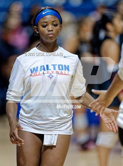 Thumbnail 3 in Alpharetta vs. Walton (GHSA AAAAAA State Volleyball Final) photogallery.