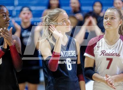 Thumbnail 2 in Alpharetta vs. Walton (GHSA AAAAAA State Volleyball Final) photogallery.