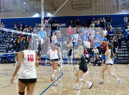 Thumbnail 2 in Alpharetta vs. Walton (GHSA AAAAAA State Volleyball Final) photogallery.