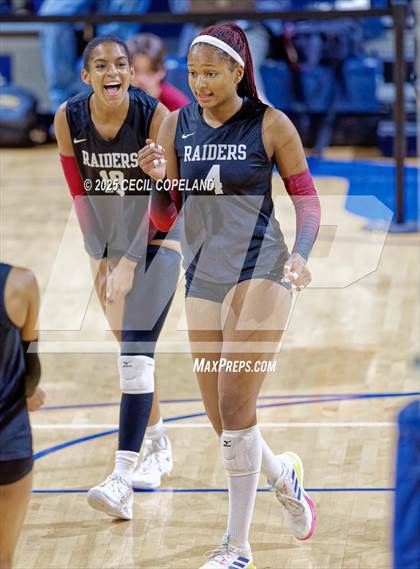 Thumbnail 2 in Alpharetta vs. Walton (GHSA AAAAAA State Volleyball Final) photogallery.