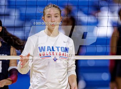 Thumbnail 2 in Alpharetta vs. Walton (GHSA AAAAAA State Volleyball Final) photogallery.