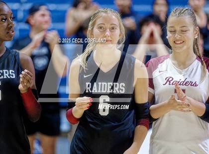 Thumbnail 3 in Alpharetta vs. Walton (GHSA AAAAAA State Volleyball Final) photogallery.