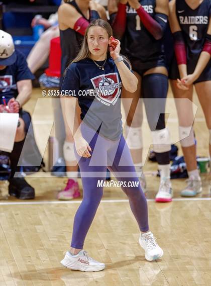 Thumbnail 1 in Alpharetta vs. Walton (GHSA AAAAAA State Volleyball Final) photogallery.