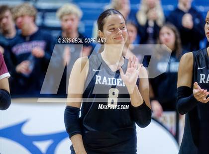 Thumbnail 1 in Alpharetta vs. Walton (GHSA AAAAAA State Volleyball Final) photogallery.