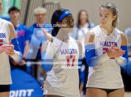 Thumbnail 1 in Alpharetta vs. Walton (GHSA AAAAAA State Volleyball Final) photogallery.