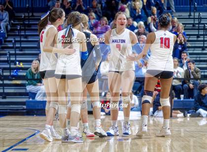 Thumbnail 2 in Alpharetta vs. Walton (GHSA AAAAAA State Volleyball Final) photogallery.