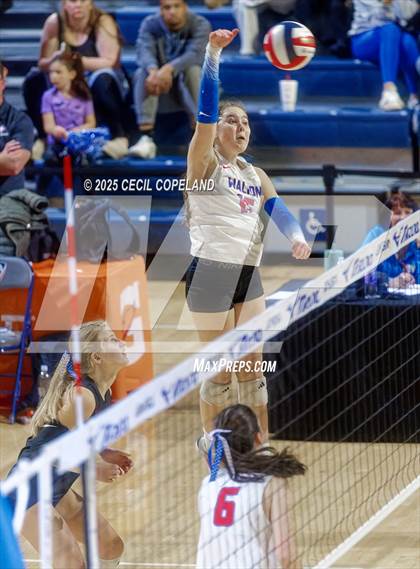 Thumbnail 2 in Alpharetta vs. Walton (GHSA AAAAAA State Volleyball Final) photogallery.