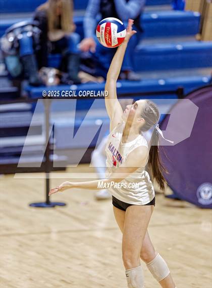 Thumbnail 1 in Alpharetta vs. Walton (GHSA AAAAAA State Volleyball Final) photogallery.