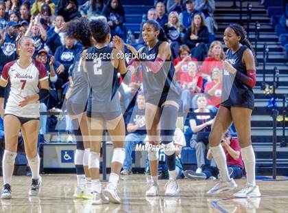Thumbnail 2 in Alpharetta vs. Walton (GHSA AAAAAA State Volleyball Final) photogallery.