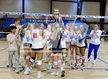 Thumbnail 2 in Alpharetta vs. Walton (GHSA AAAAAA State Volleyball Final) photogallery.
