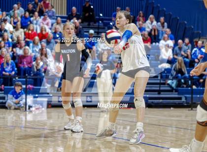 Thumbnail 1 in Alpharetta vs. Walton (GHSA AAAAAA State Volleyball Final) photogallery.