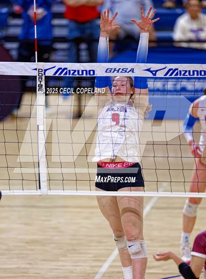 Thumbnail 2 in Alpharetta vs. Walton (GHSA AAAAAA State Volleyball Final) photogallery.