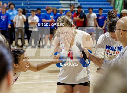 Thumbnail 2 in Alpharetta vs. Walton (GHSA AAAAAA State Volleyball Final) photogallery.