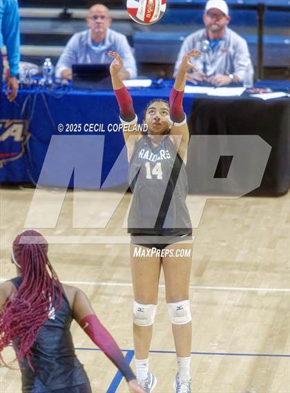 Thumbnail 1 in Alpharetta vs. Walton (GHSA AAAAAA State Volleyball Final) photogallery.