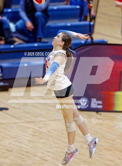 Thumbnail 2 in Alpharetta vs. Walton (GHSA AAAAAA State Volleyball Final) photogallery.