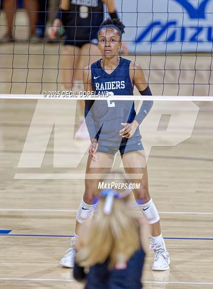 Thumbnail 2 in Alpharetta vs. Walton (GHSA AAAAAA State Volleyball Final) photogallery.