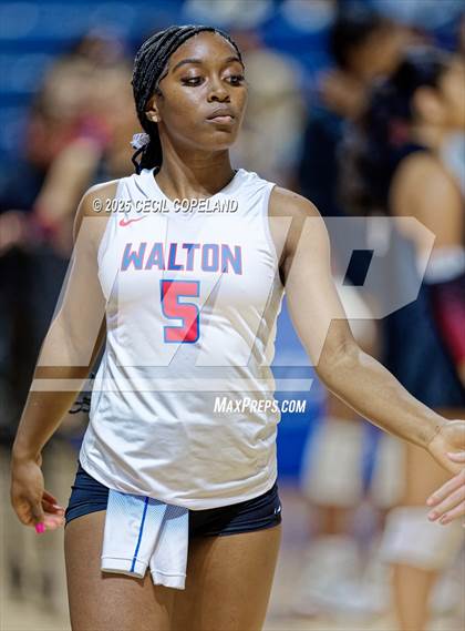 Thumbnail 2 in Alpharetta vs. Walton (GHSA AAAAAA State Volleyball Final) photogallery.