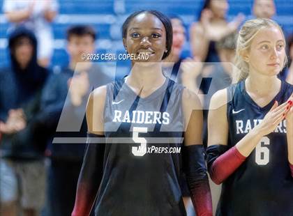 Thumbnail 1 in Alpharetta vs. Walton (GHSA AAAAAA State Volleyball Final) photogallery.