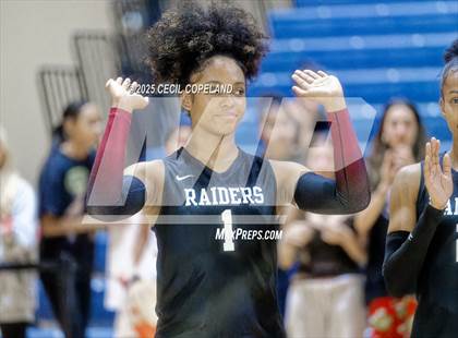 Thumbnail 2 in Alpharetta vs. Walton (GHSA AAAAAA State Volleyball Final) photogallery.