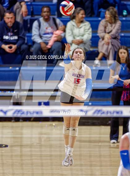 Thumbnail 3 in Alpharetta vs. Walton (GHSA AAAAAA State Volleyball Final) photogallery.