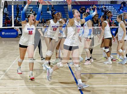 Thumbnail 1 in Alpharetta vs. Walton (GHSA AAAAAA State Volleyball Final) photogallery.