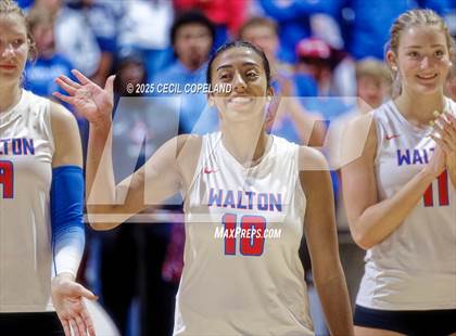 Thumbnail 1 in Alpharetta vs. Walton (GHSA AAAAAA State Volleyball Final) photogallery.