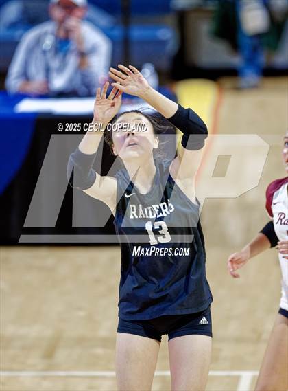 Thumbnail 3 in Alpharetta vs. Walton (GHSA AAAAAA State Volleyball Final) photogallery.