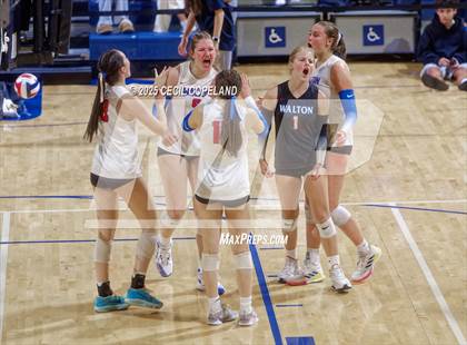 Thumbnail 1 in Alpharetta vs. Walton (GHSA AAAAAA State Volleyball Final) photogallery.