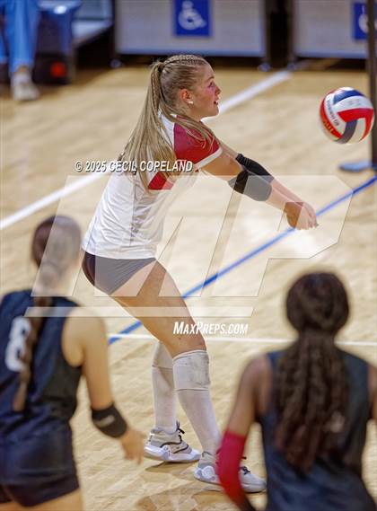 Thumbnail 2 in Alpharetta vs. Walton (GHSA AAAAAA State Volleyball Final) photogallery.