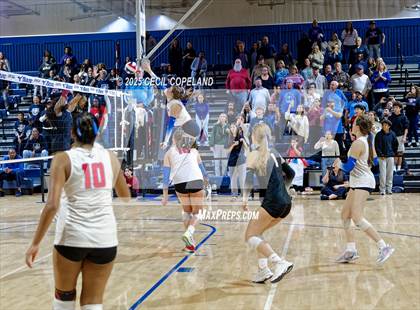 Thumbnail 3 in Alpharetta vs. Walton (GHSA AAAAAA State Volleyball Final) photogallery.