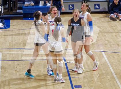 Thumbnail 3 in Alpharetta vs. Walton (GHSA AAAAAA State Volleyball Final) photogallery.