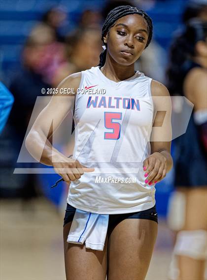 Thumbnail 2 in Alpharetta vs. Walton (GHSA AAAAAA State Volleyball Final) photogallery.