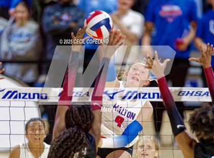 Thumbnail 3 in Alpharetta vs. Walton (GHSA AAAAAA State Volleyball Final) photogallery.