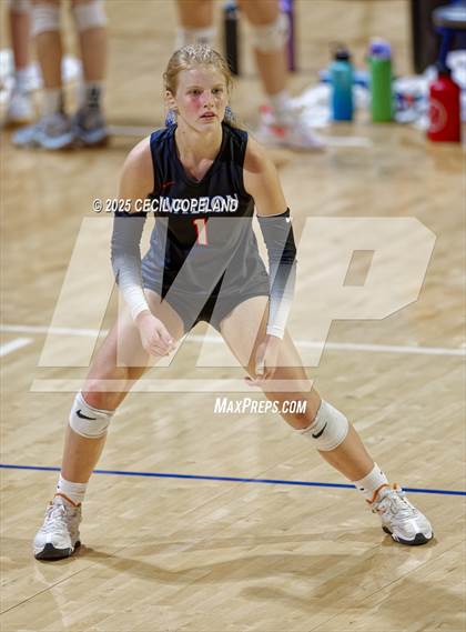 Thumbnail 3 in Alpharetta vs. Walton (GHSA AAAAAA State Volleyball Final) photogallery.