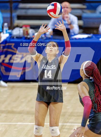 Thumbnail 1 in Alpharetta vs. Walton (GHSA AAAAAA State Volleyball Final) photogallery.