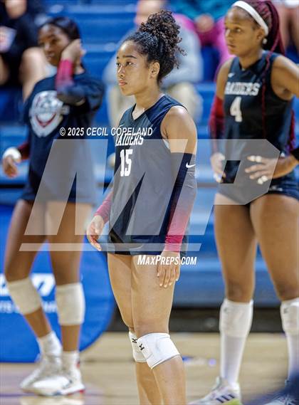 Thumbnail 2 in Alpharetta vs. Walton (GHSA AAAAAA State Volleyball Final) photogallery.