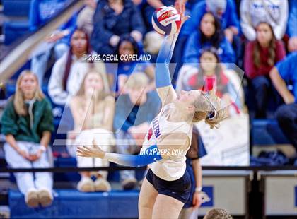 Thumbnail 2 in Alpharetta vs. Walton (GHSA AAAAAA State Volleyball Final) photogallery.
