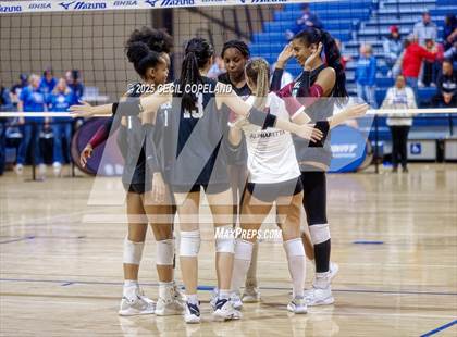 Thumbnail 3 in Alpharetta vs. Walton (GHSA AAAAAA State Volleyball Final) photogallery.