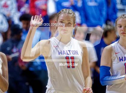 Thumbnail 3 in Alpharetta vs. Walton (GHSA AAAAAA State Volleyball Final) photogallery.