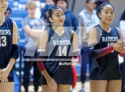 Thumbnail 2 in Alpharetta vs. Walton (GHSA AAAAAA State Volleyball Final) photogallery.