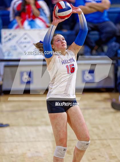 Thumbnail 3 in Alpharetta vs. Walton (GHSA AAAAAA State Volleyball Final) photogallery.