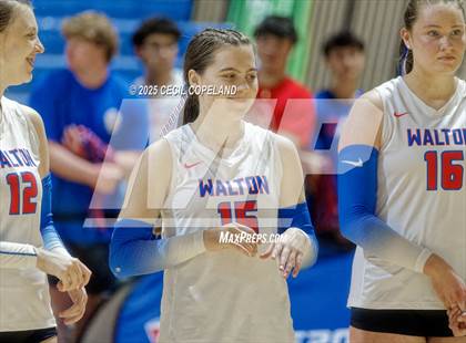 Thumbnail 3 in Alpharetta vs. Walton (GHSA AAAAAA State Volleyball Final) photogallery.