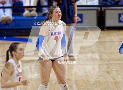 Thumbnail 1 in Alpharetta vs. Walton (GHSA AAAAAA State Volleyball Final) photogallery.