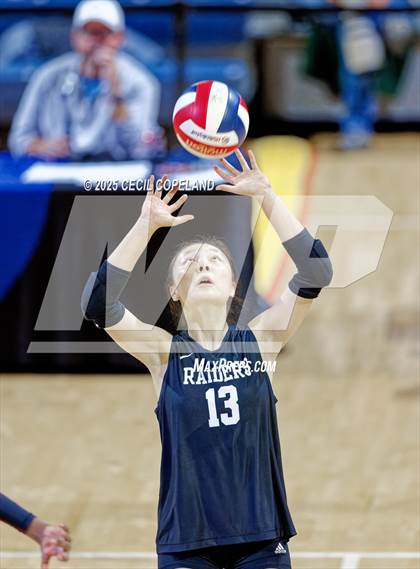 Thumbnail 2 in Alpharetta vs. Walton (GHSA AAAAAA State Volleyball Final) photogallery.